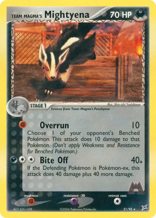 Mightyena - Pokemon Team Magma & Team Aqua #21