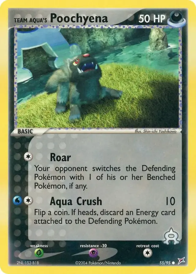 Poochyena - Pokemon Team Magma & Team Aqua #55
