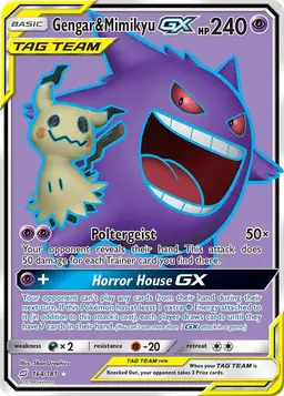 Gengar & Mimikyu GX #164 - Pokemon Team Up