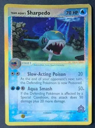 Sharpedo [Reverse Holo] - Pokemon Team Magma & Team Aqua #18