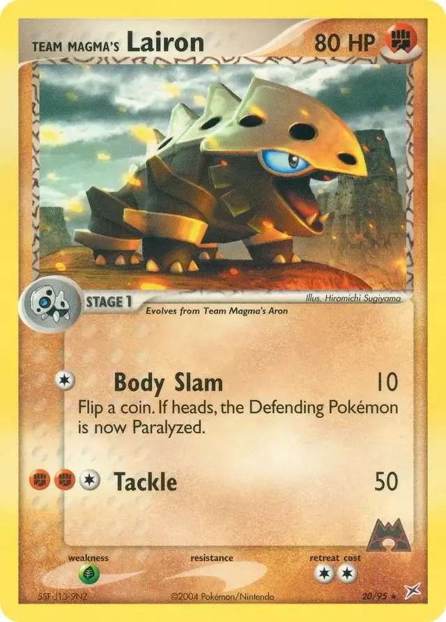 Lairon - Pokemon Team Magma & Team Aqua #20