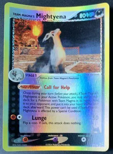 Mightyena [Reverse Holo] - Pokemon Team Magma & Team Aqua #37