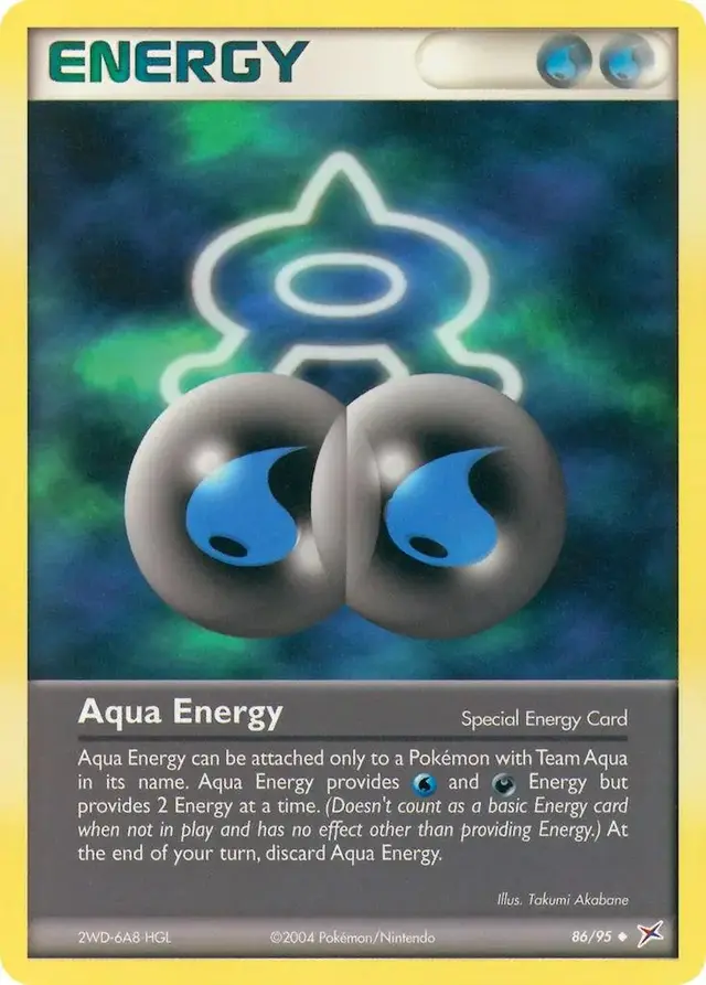 Aqua Energy - Pokemon Team Magma & Team Aqua #86
