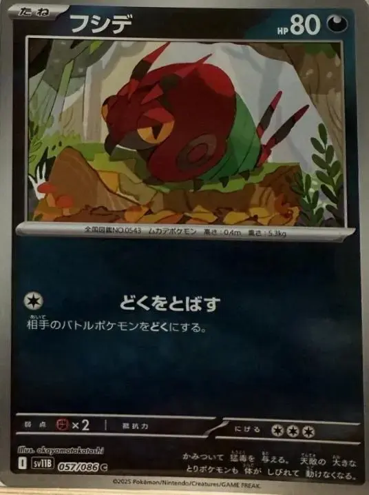 Venipede [Poke Ball] - Pokemon Japanese Black Bolt #57