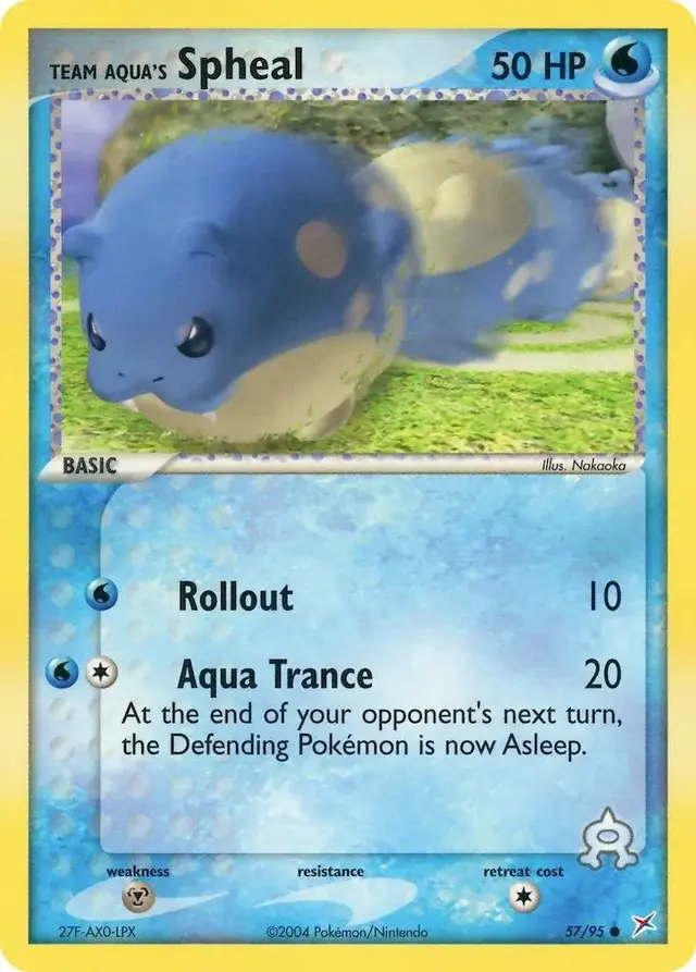 Spheal - Pokemon Team Magma & Team Aqua #57