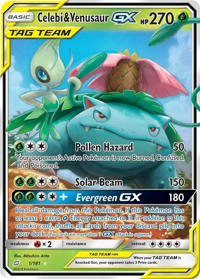 Celebi & Venusaur GX - Pokemon Team Up #1