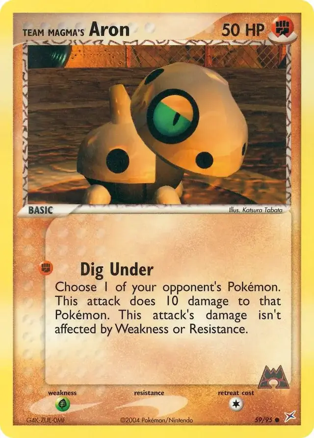 Aron - Pokemon Team Magma & Team Aqua #59