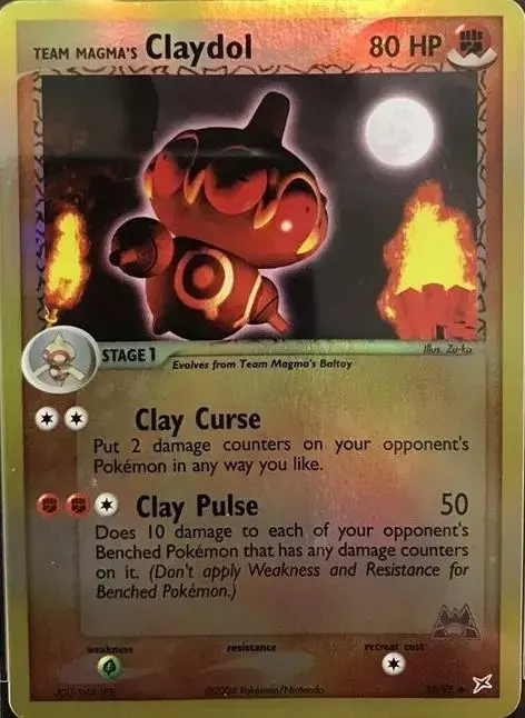 Claydol [Reverse Holo] - Pokemon Team Magma & Team Aqua #33