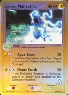 Manectric - Pokemon Team Magma & Team Aqua #29