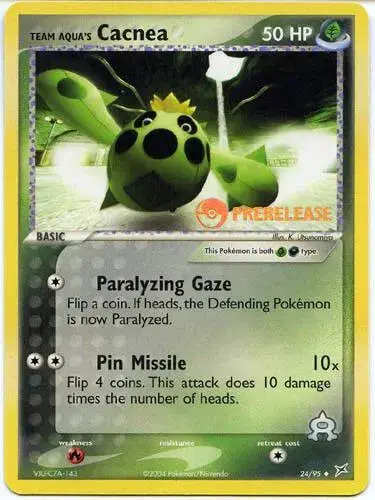 Cacnea [Prerelease] - Pokemon Team Magma & Team Aqua #24