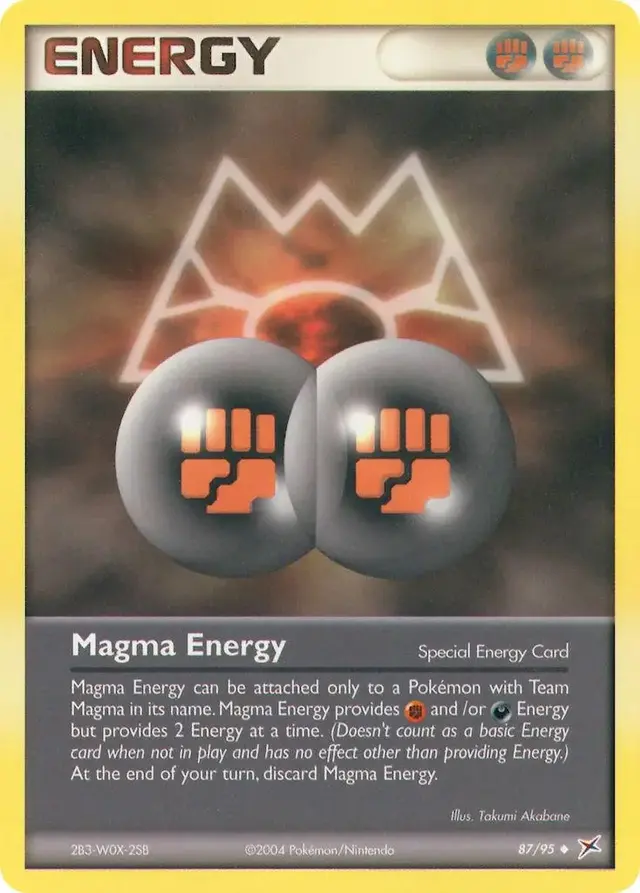 Magma Energy - Pokemon Team Magma & Team Aqua #87