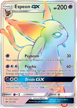 Espeon GX #152 - Pokemon Sun & Moon
