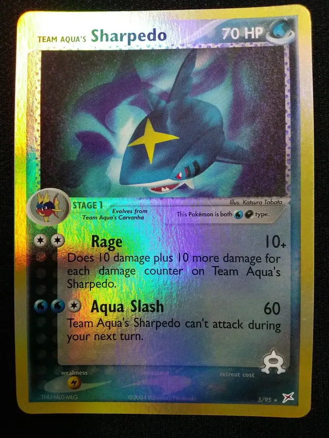 Sharpedo [Reverse Holo] - Pokemon Team Magma & Team Aqua #5