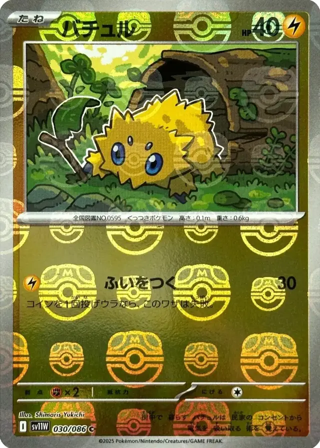 Joltik [Master Ball] - Pokemon Japanese White Flare #30