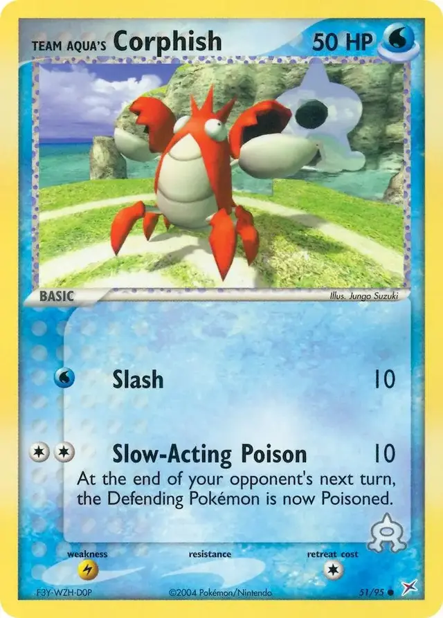 Corphish - Pokemon Team Magma & Team Aqua #51