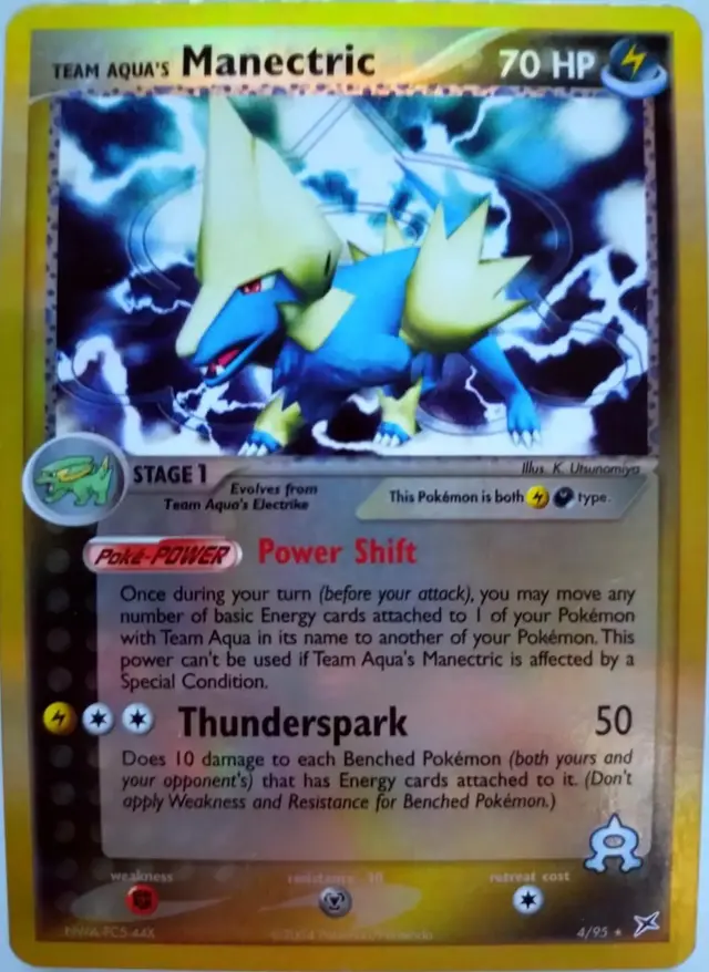 Manectric [Reverse Holo] - Pokemon Team Magma & Team Aqua #4