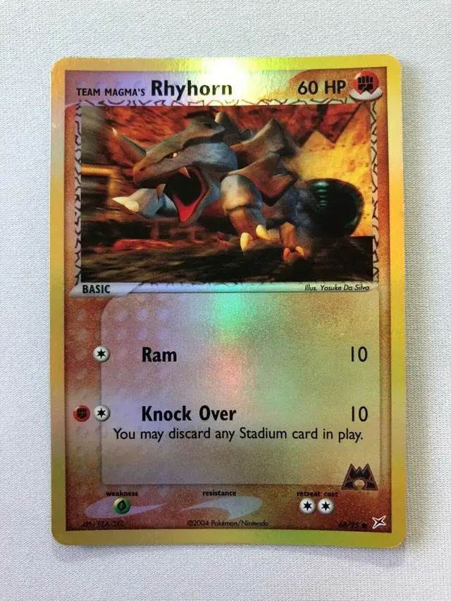Rhyhorn [Reverse Holo] - Pokemon Team Magma & Team Aqua #68