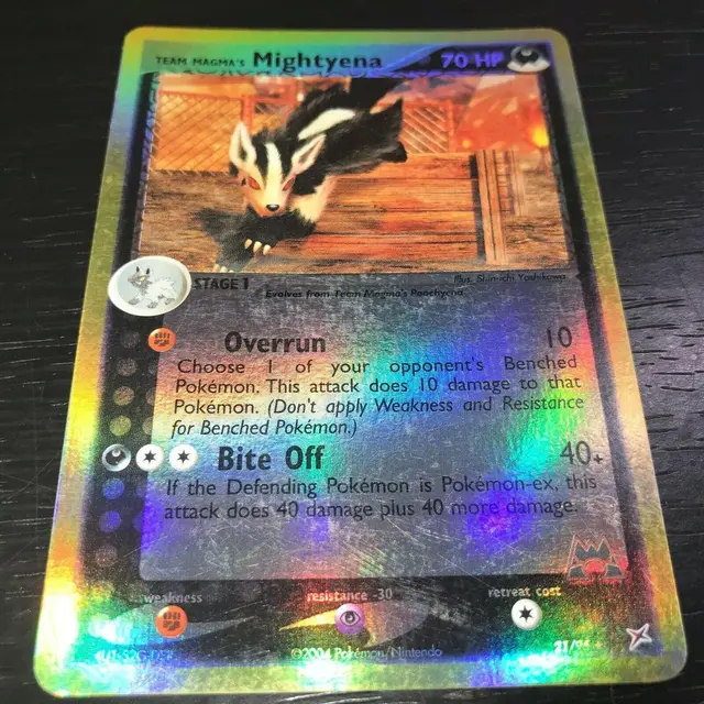 Mightyena [Reverse Holo] - Pokemon Team Magma & Team Aqua #21
