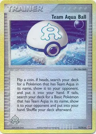 Ball [Reverse Holo] - Pokemon Team Magma & Team Aqua #75