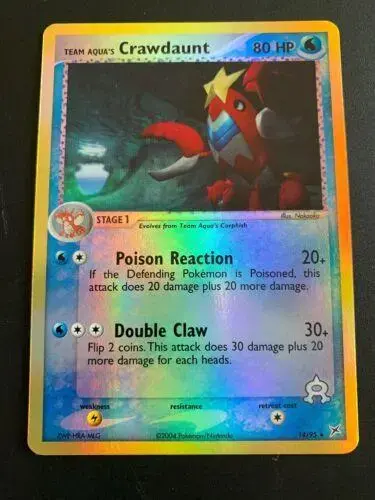 Crawdaunt [Reverse Holo] - Pokemon Team Magma & Team Aqua #14
