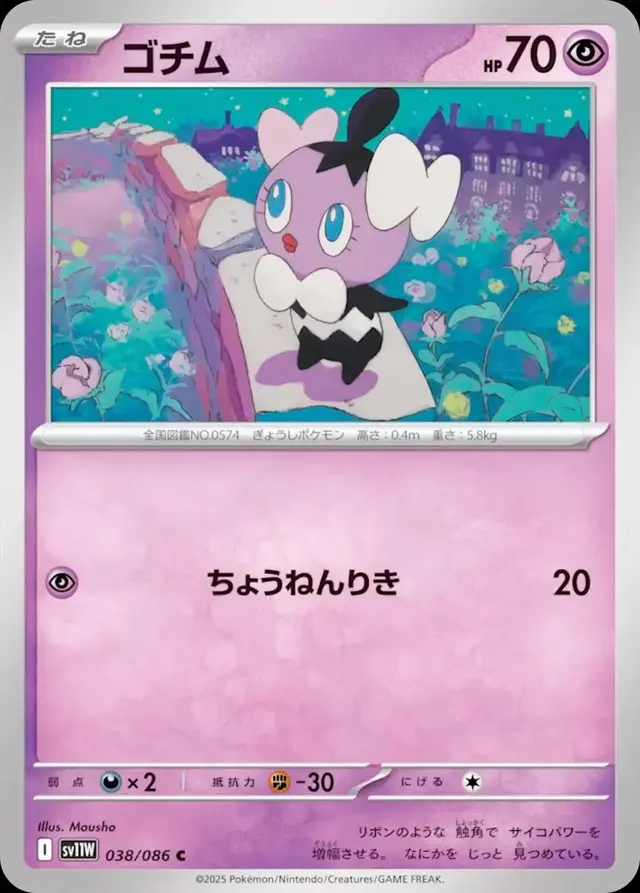 Gothita - Pokemon Japanese White Flare #38