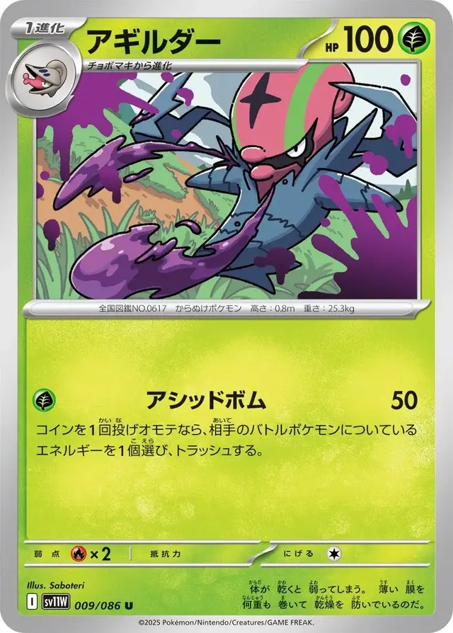 Accelgor - Pokemon Japanese White Flare #9