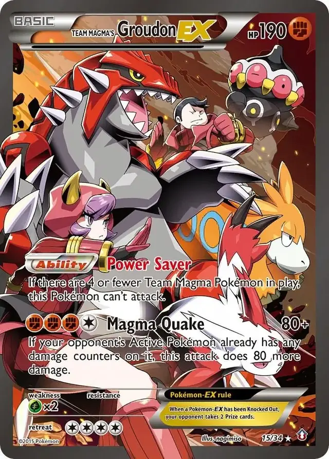 Team Magma's Groudon - Pokemon Team Magma & Team Aqua #9