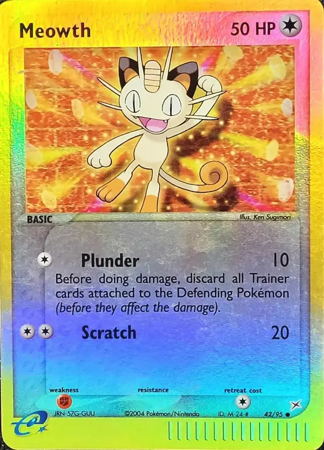 Meowth [Reverse Holo] - Pokemon Team Magma & Team Aqua #42