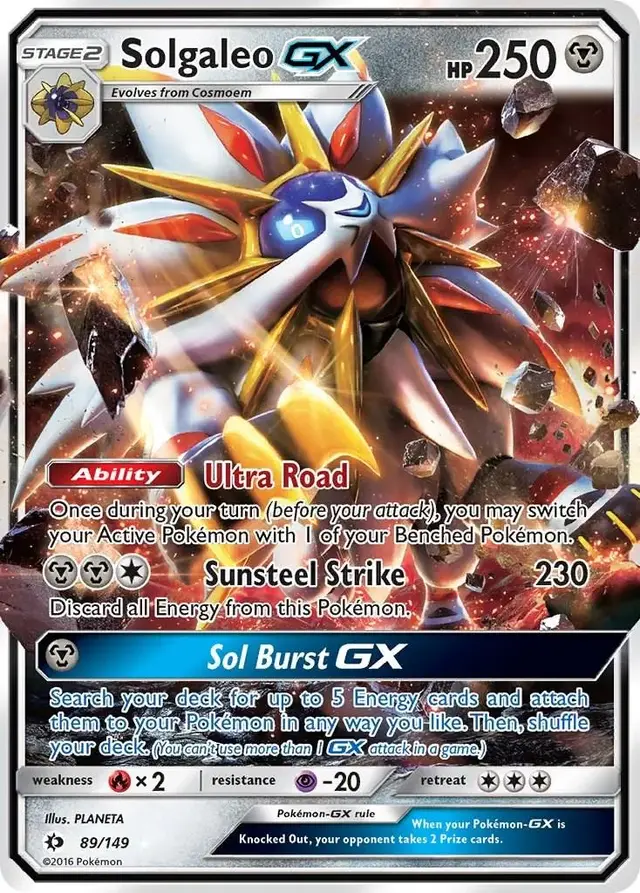 Solgaleo GX - Pokemon Sun & Moon #89