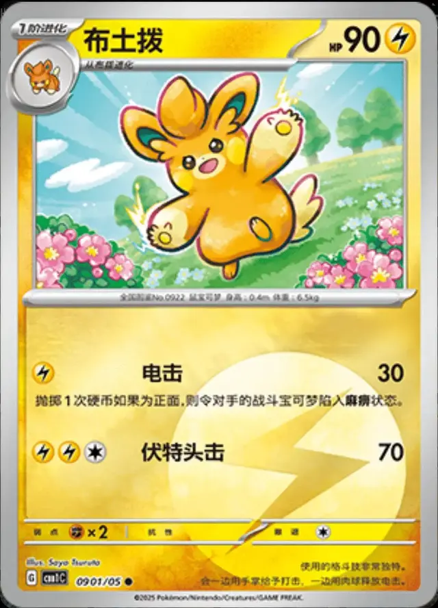 Pawmo - Pokemon Chinese Gem Pack #901