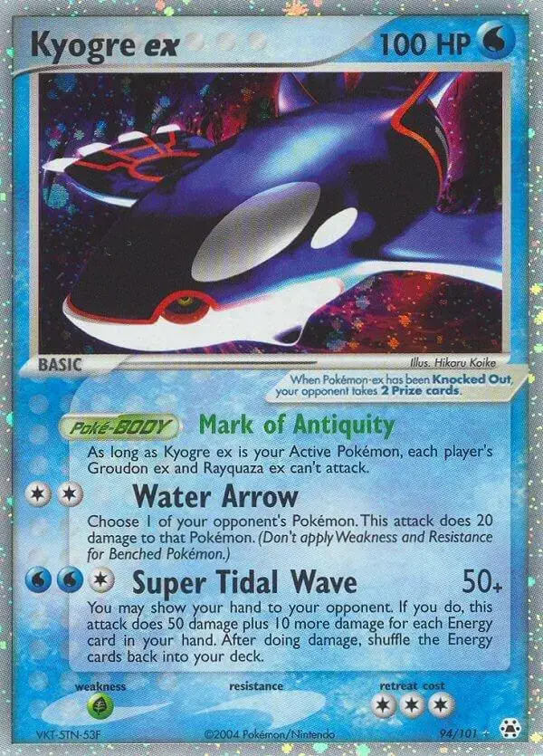 Kyogre EX - Pokemon Hidden Legends #94