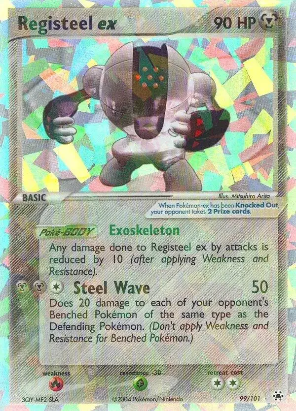 Registeel EX - Pokemon Hidden Legends #99