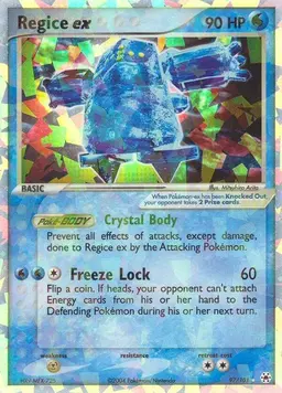 Regice EX 97 - Pokemon Hidden Legends