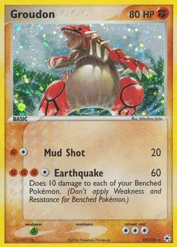 Groudon 102 - Pokemon Hidden Legends