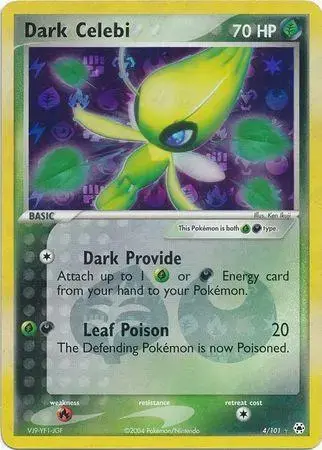 Dark Celebi [Reverse Holo] - Pokemon Hidden Legends #4
