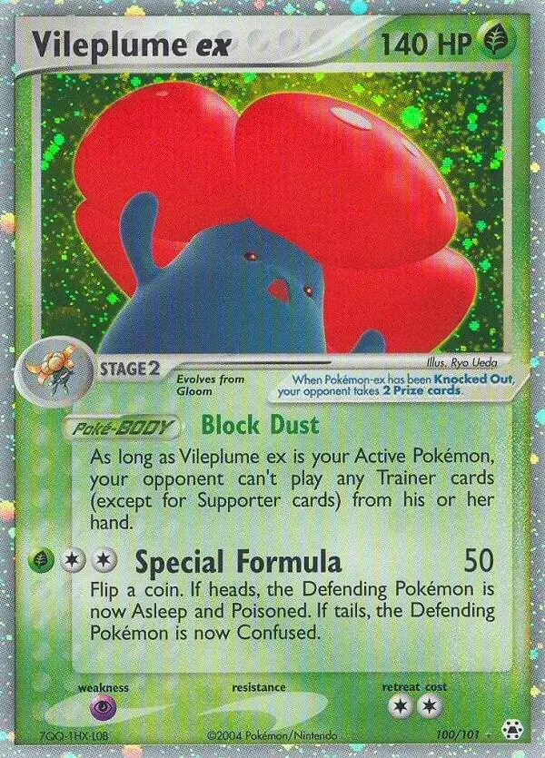 Vileplume EX - Pokemon Hidden Legends #100