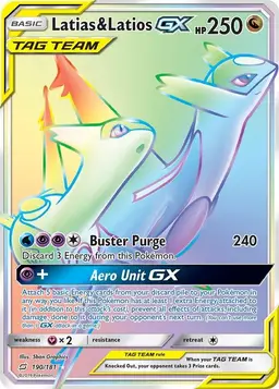 Latias & Latios GX 190 - Pokemon Team Up