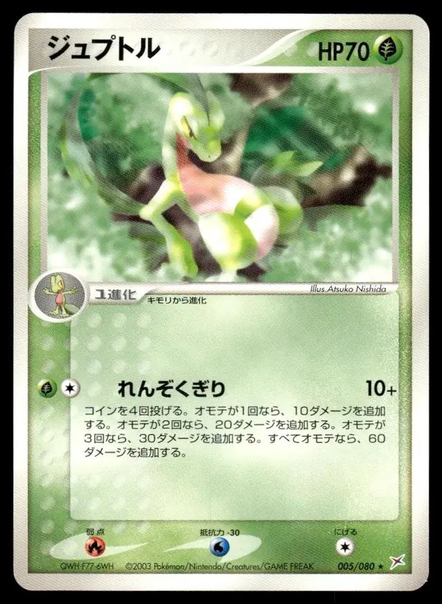 Grovyle - Pokemon Japanese Magma Vs Aqua Two Ambitions #5