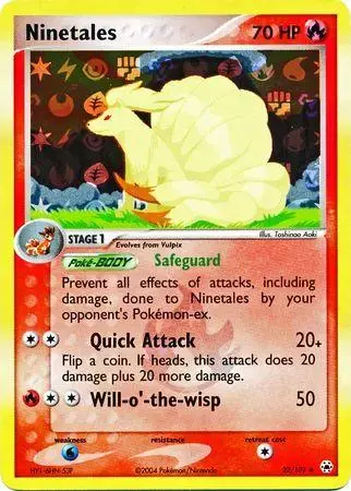 Ninetales [Reverse Holo] - Pokemon Hidden Legends #22