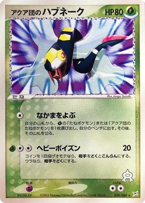 Team Aqua's Seviper - Pokemon Japanese Magma Vs Aqua Two Ambitions #10