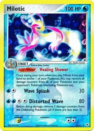 Milotic [Reverse Holo] - Pokemon Hidden Legends #12