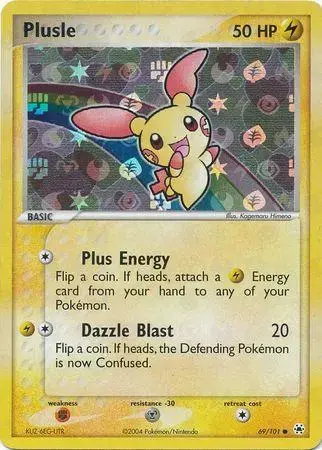 Plusle [Reverse Holo] - Pokemon Hidden Legends #69