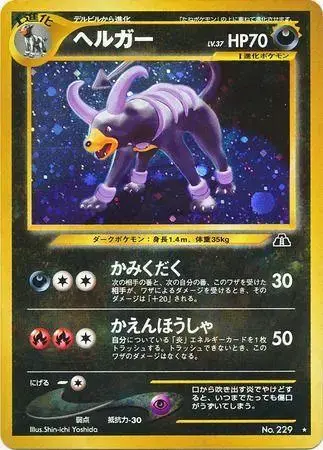 Houndoom - Pokemon Japanese Crossing The Ruins #229