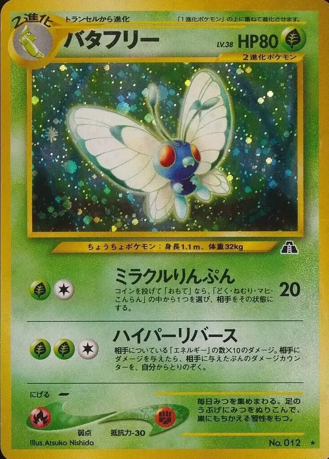 Butterfree - Pokemon Japanese Crossing The Ruins #12