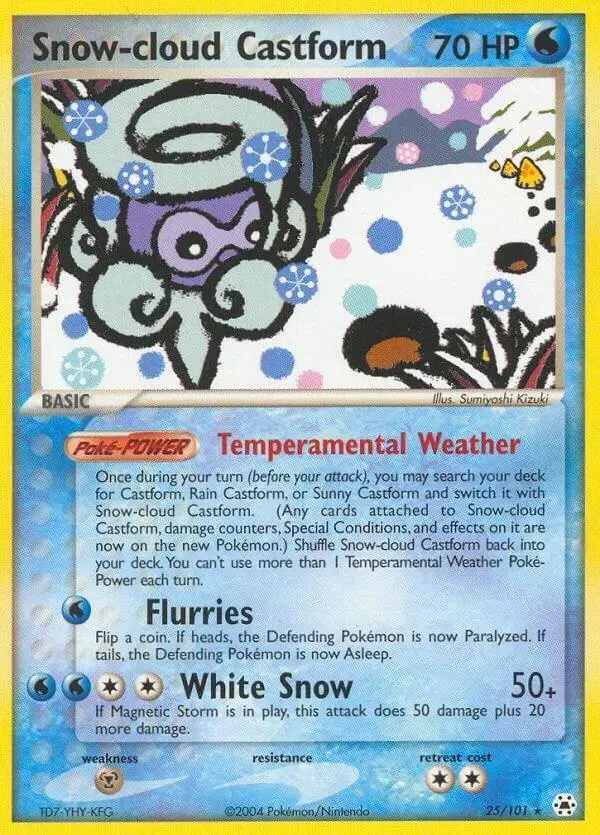 Snow-cloud Castform - Pokemon Hidden Legends #25