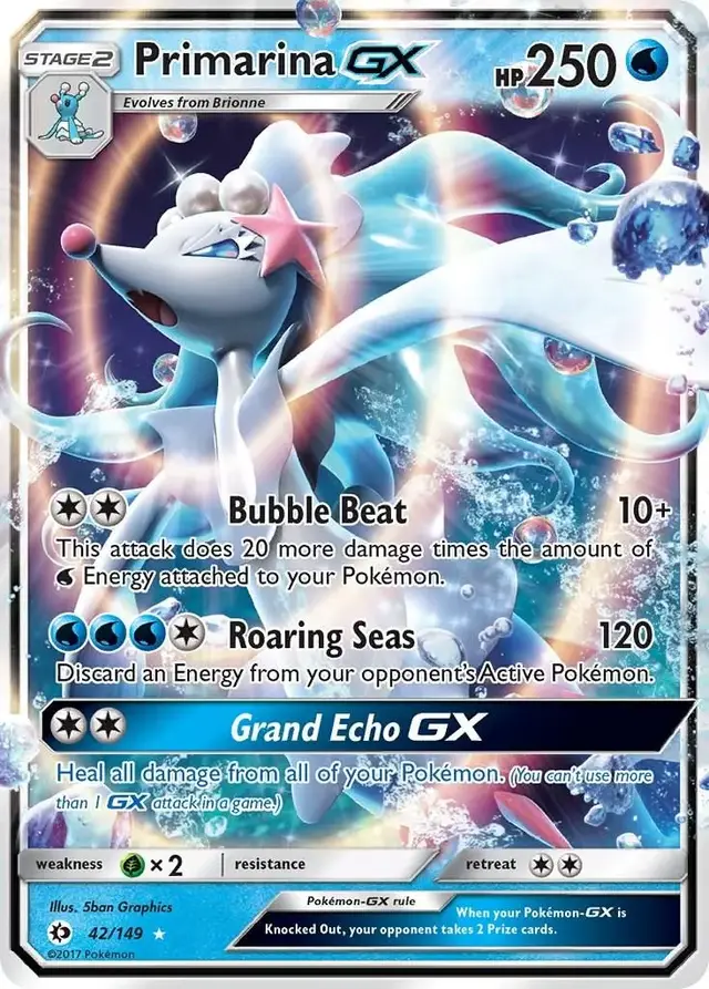 Primarina GX - Pokemon Sun & Moon #42