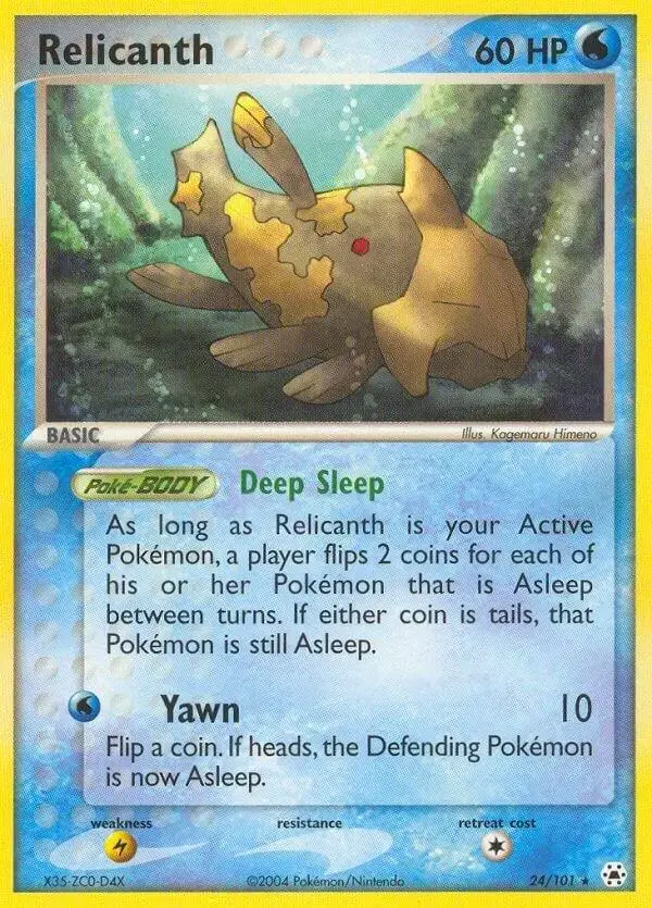 Relicanth - Pokemon Hidden Legends #24