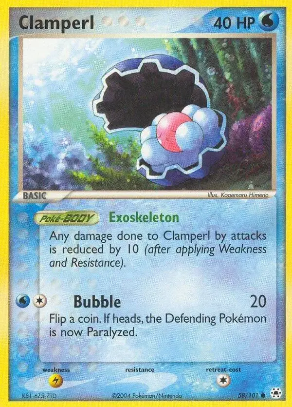 Clamperl - Pokemon Hidden Legends #58
