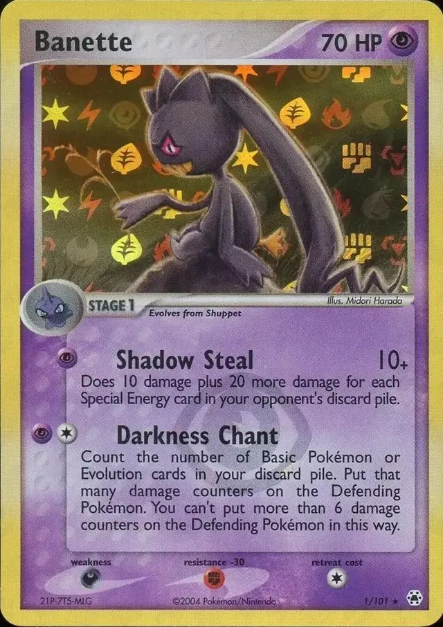 Banette [Reverse Holo] - Pokemon Hidden Legends #1