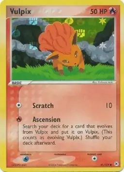 Vulpix [Reverse Holo] - Pokemon Hidden Legends
